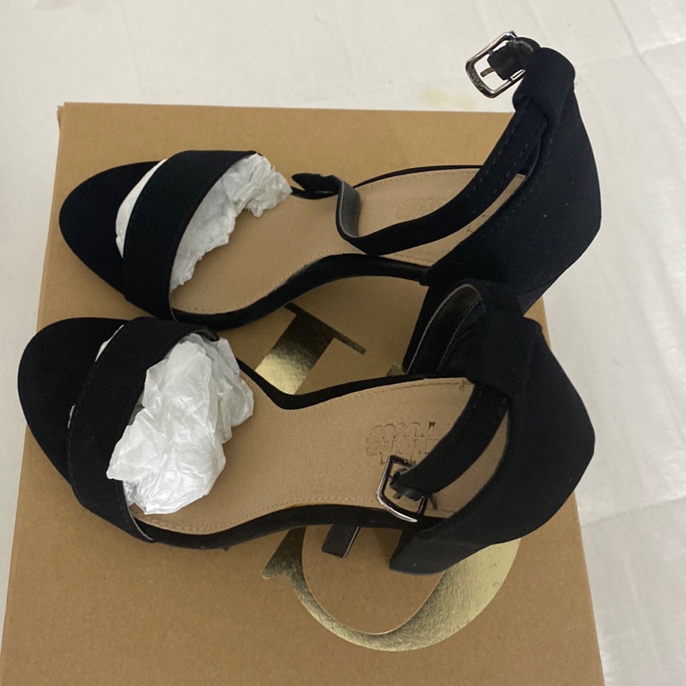 Woman’s block heels